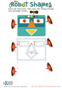 Preschool Geometry Match Up Worksheet: Free Printable PDF for Children